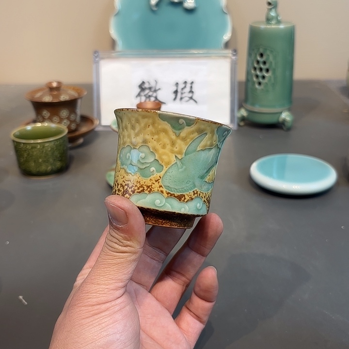 瓷片龙泉青瓷福利青瓷