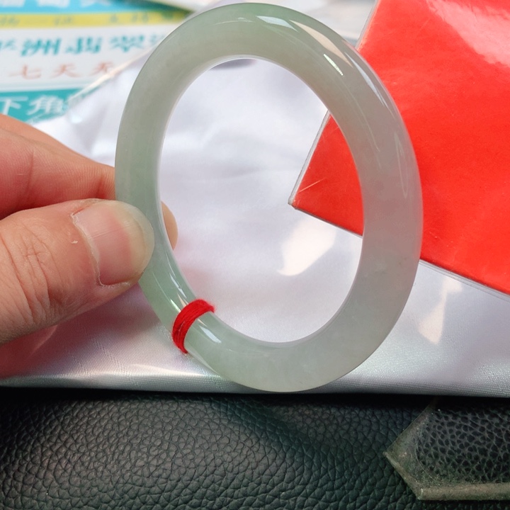 翡翠未镶嵌手镯0875号