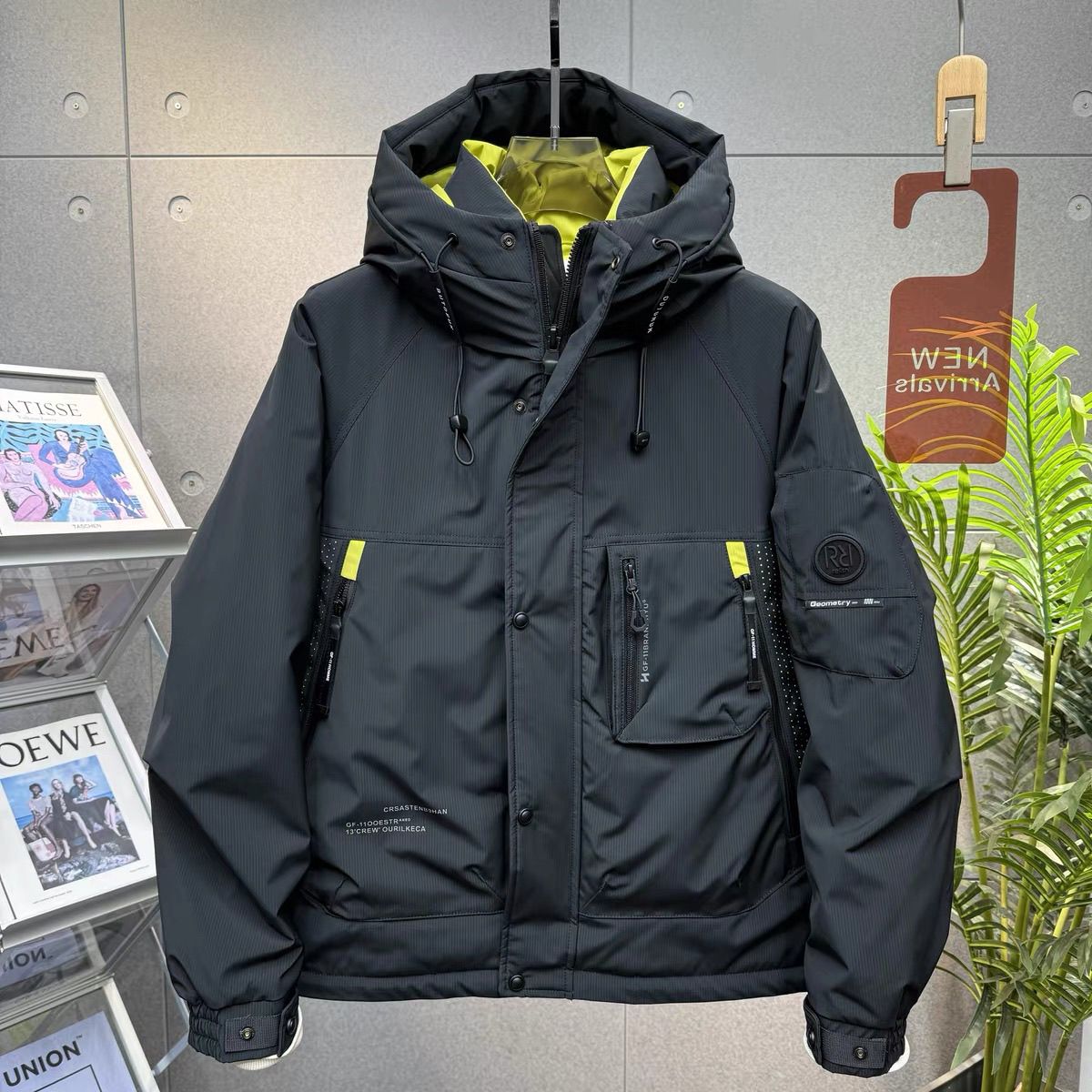 （151-200）男士新品羽绒棉服保温加厚保暖防风冬季户外休闲连帽