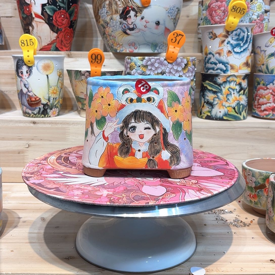 紫砂花盆手工花盆默认微瑕12/12