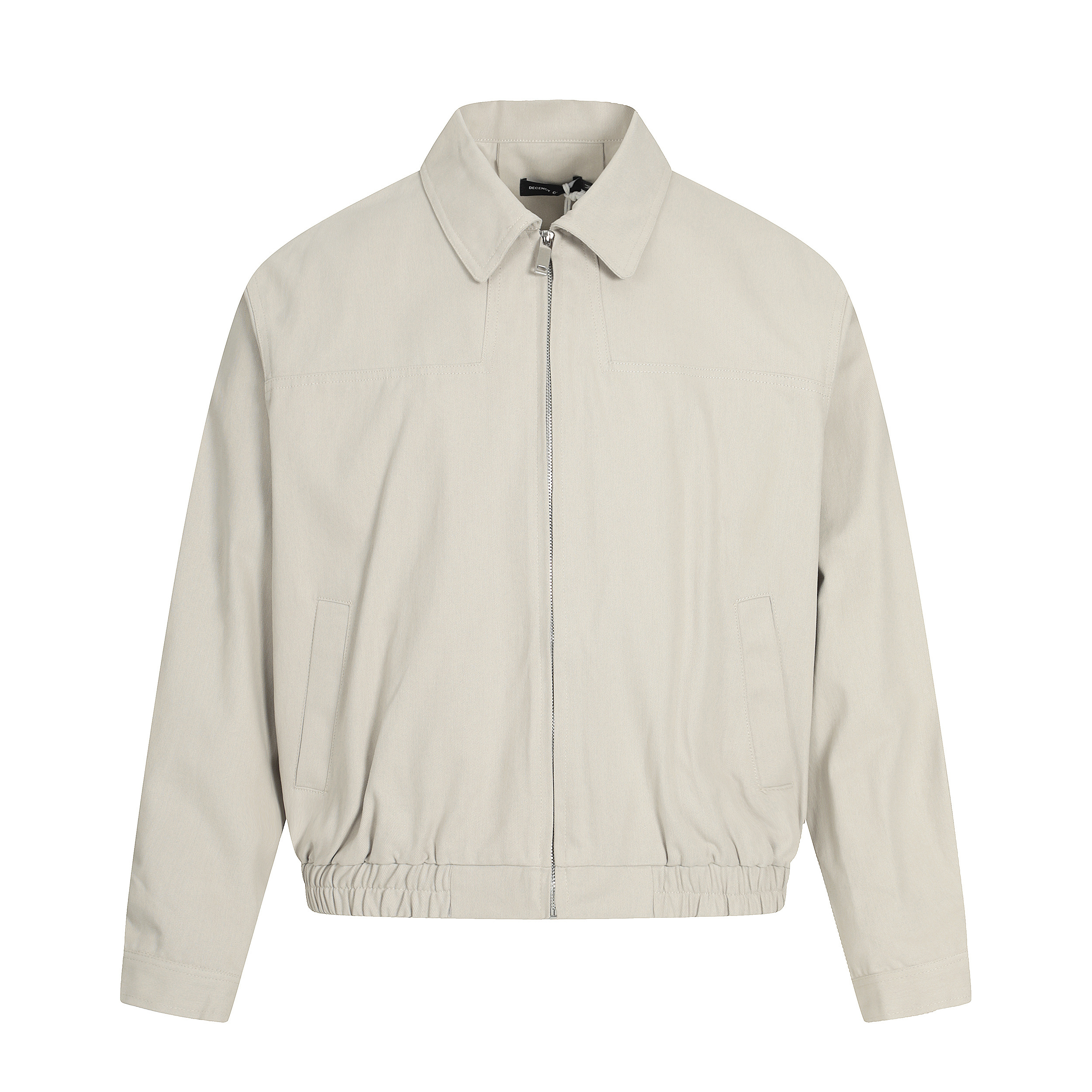 11EV 秋冬季翻领哈灵顿夹克外套老钱风纯棉短宽版型抗皱易打理