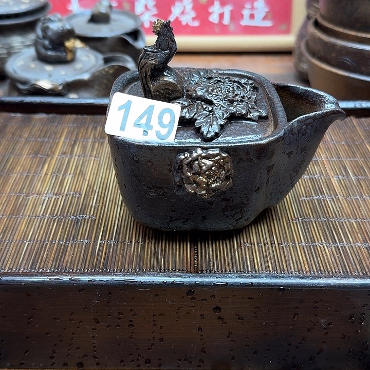 纯手工制作粗陶茶具