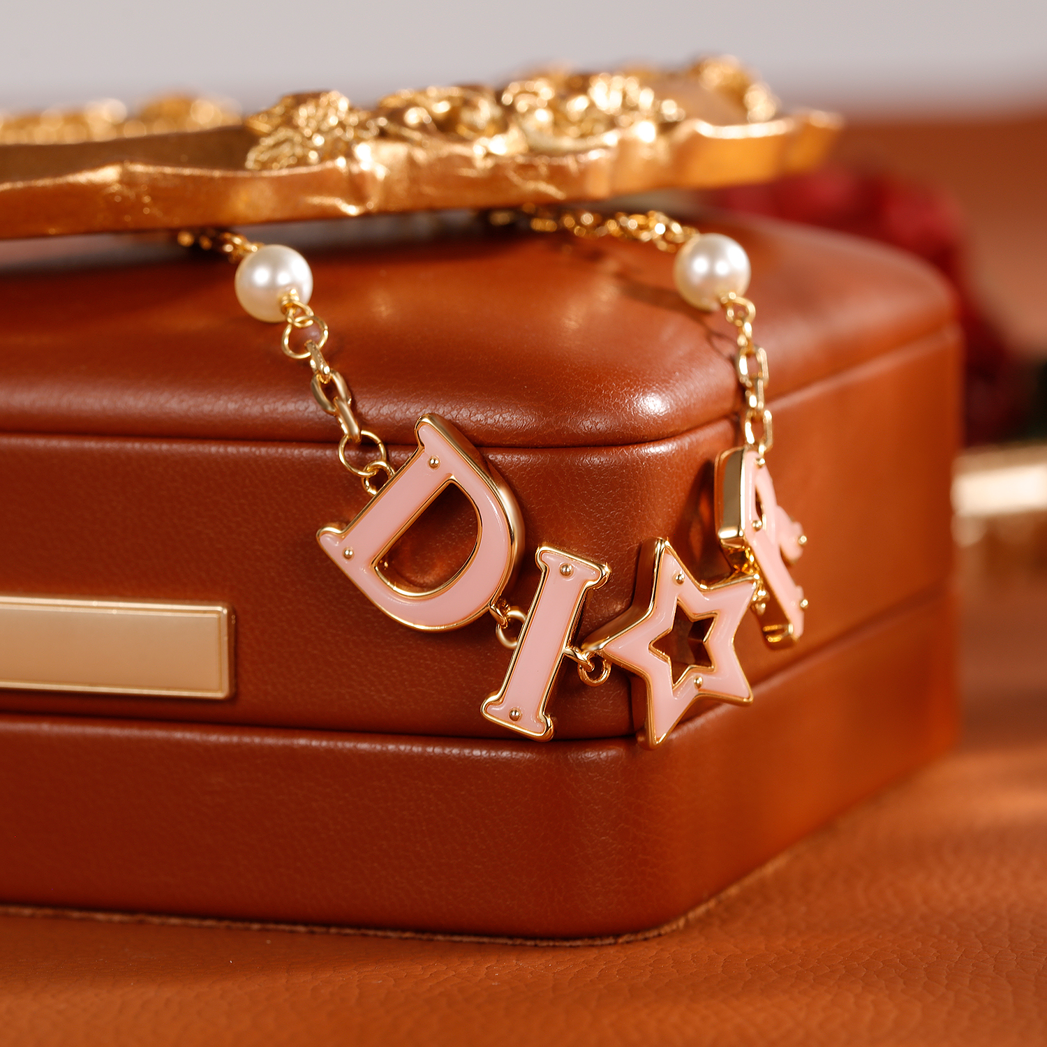 合金手链 【6147】小晓饰品珍珠五角星手链气质手环女小众首饰