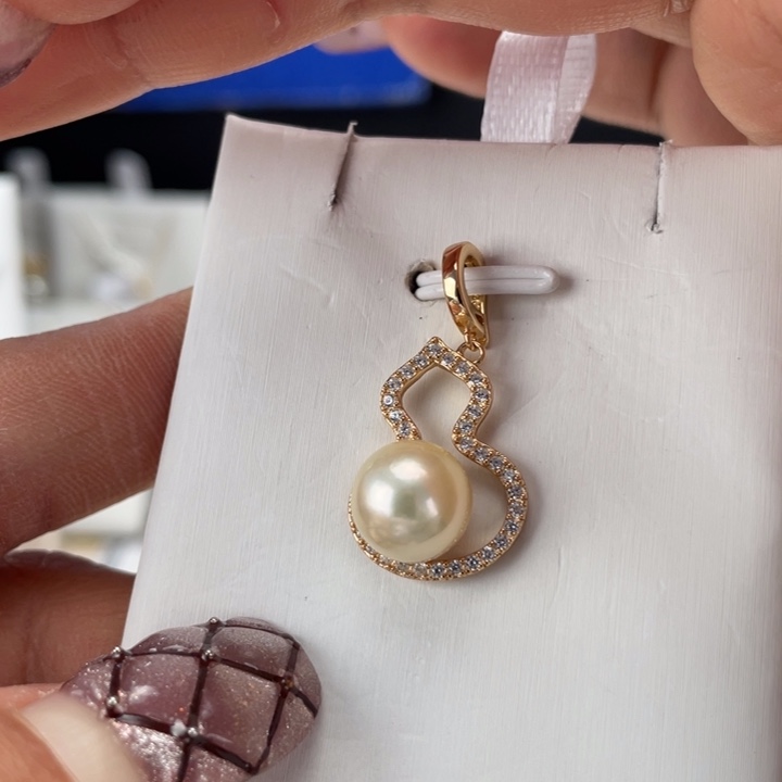 海水珍珠颈饰银S925镶嵌