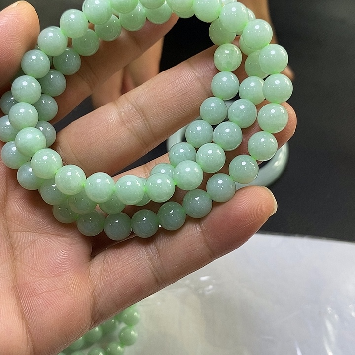 定制翡翠未镶嵌卡8珠子