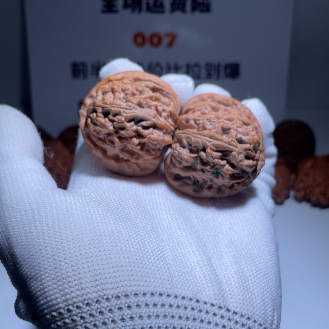 吊坠文玩核桃17号40白狮子