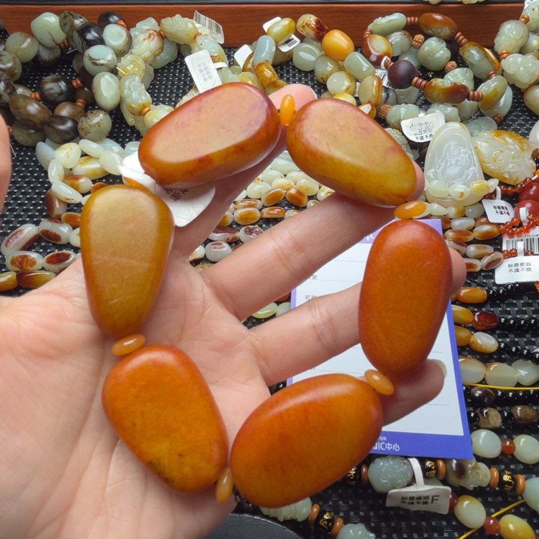 和田玉手链未镶嵌用****5