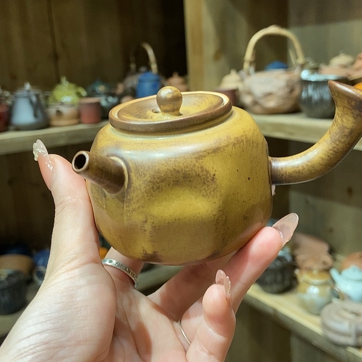 柴烧老岩泥高端茶器