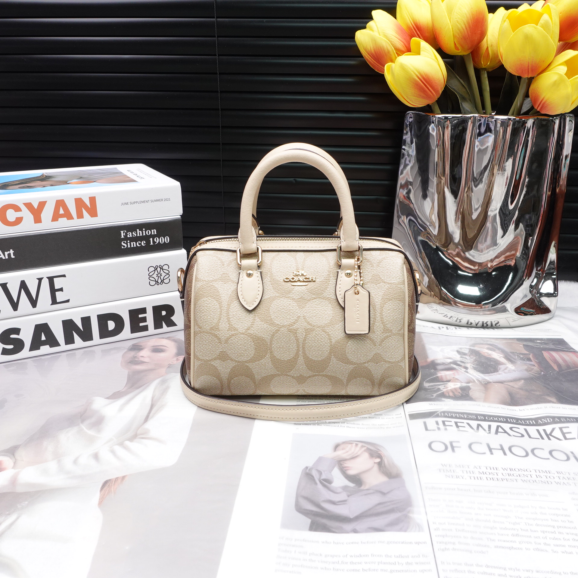 95新 COACH/蔻驰 单肩包/T10222659