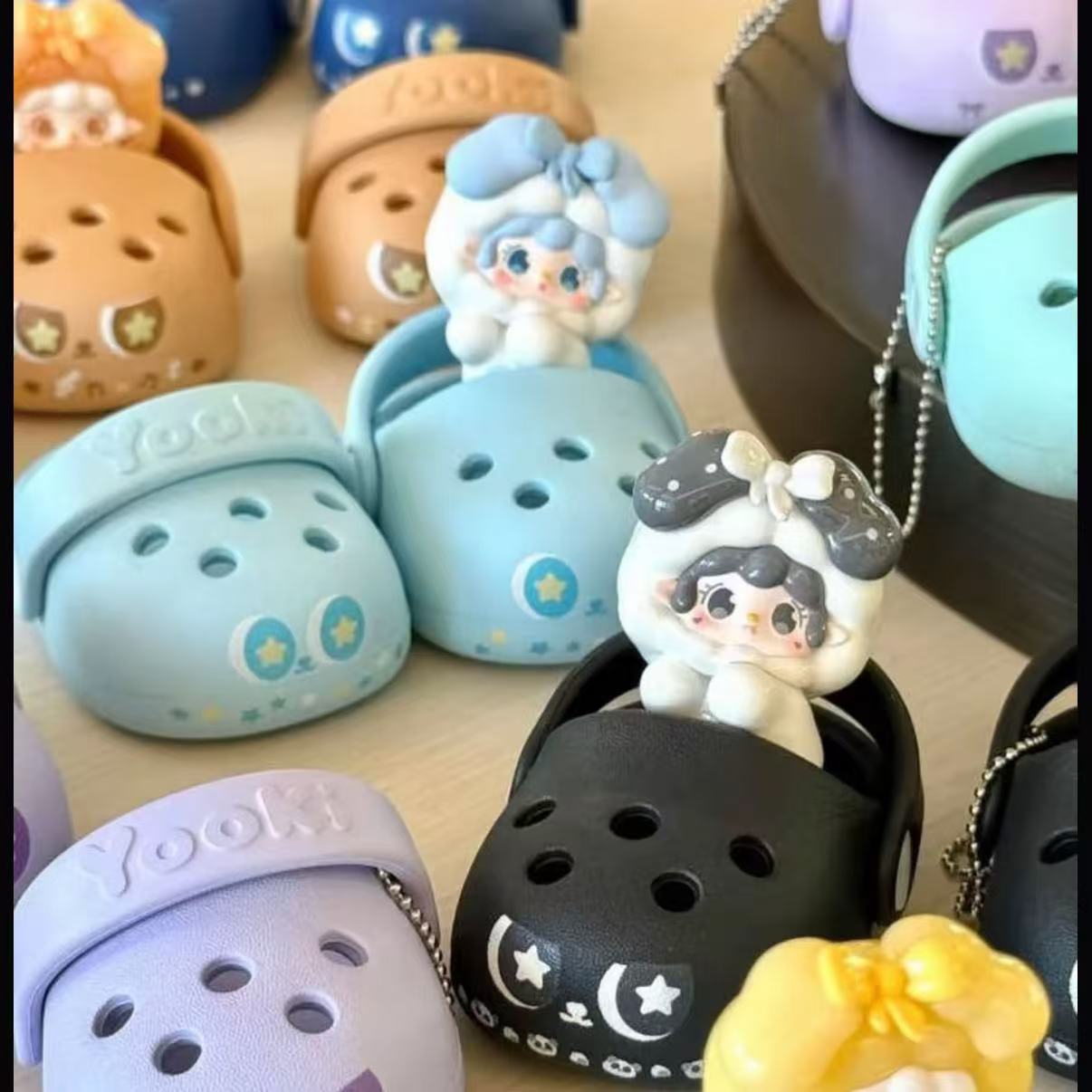 【拆盒】【我要踩后六系列】氧氧可爱洞起来洞洞鞋潮玩盲盒