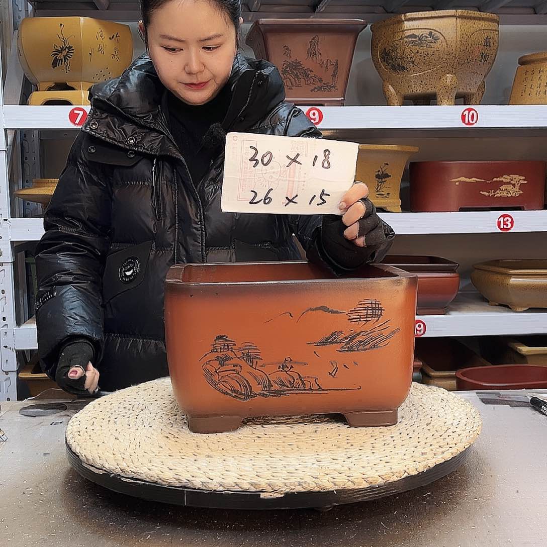 紫砂花盆紫砂花盆