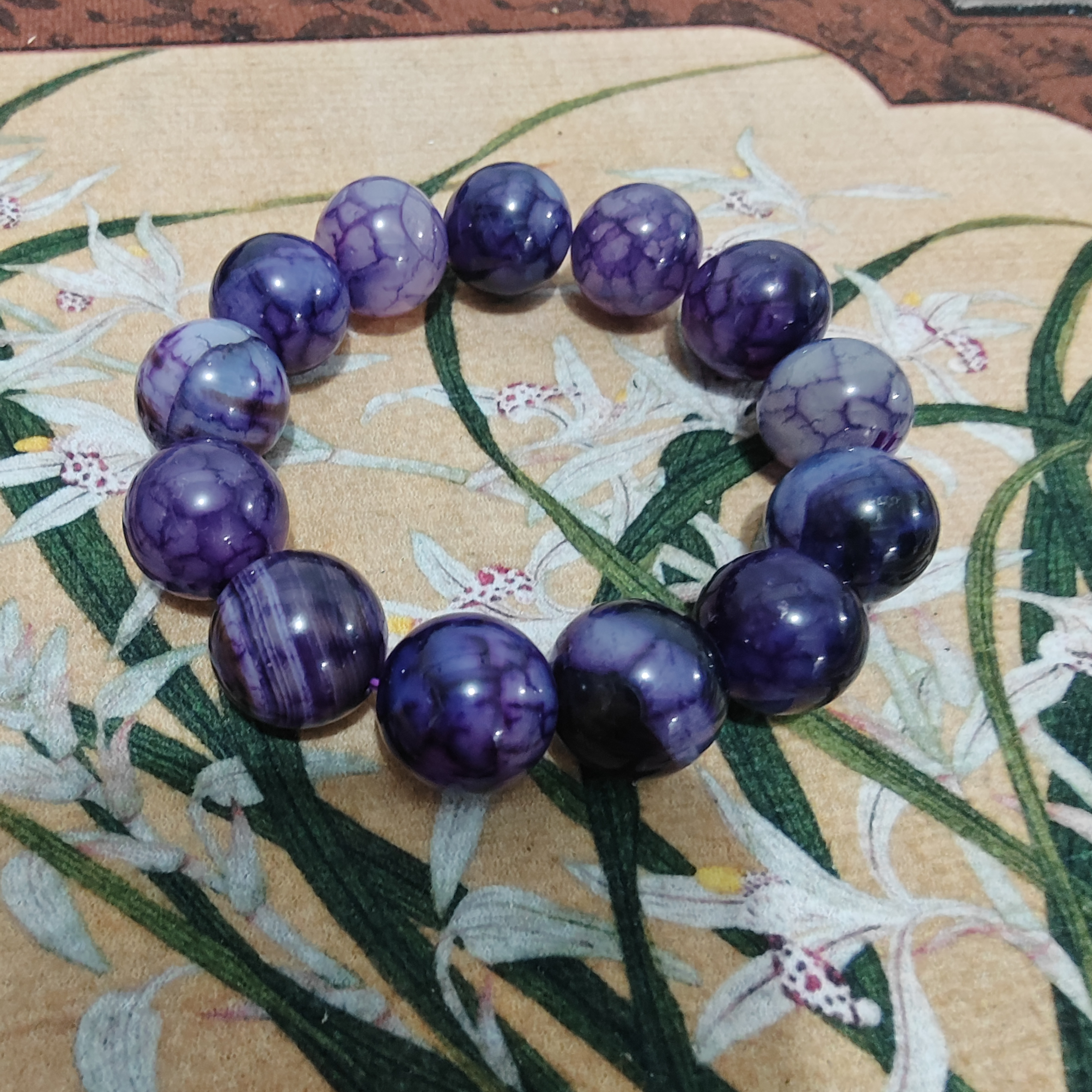 万年紫龙醇-殿堂系列s级新中式手链B859