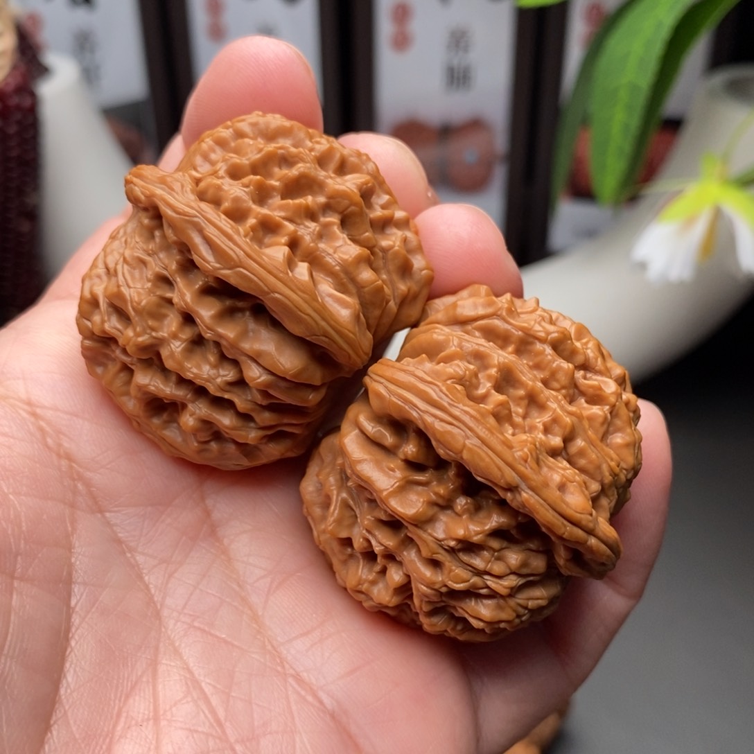 文玩核桃把件大**范四座楼44