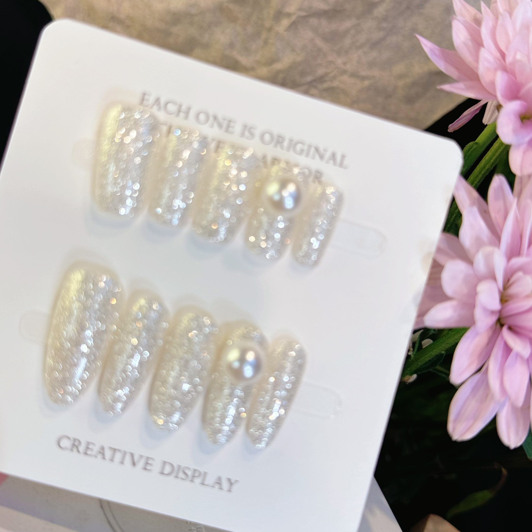 【巴洛克】纯手工超亮爆闪美甲穿戴甲 百搭显白不挑肤色