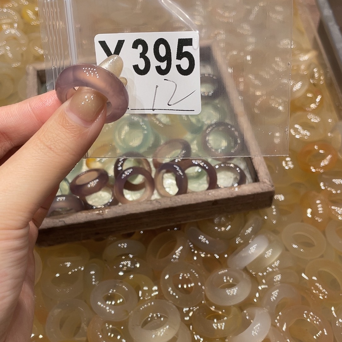 玛瑙/玉髓未镶嵌戒指395