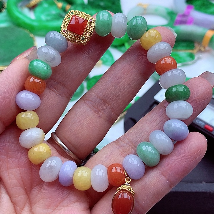 翡翠颈饰银S925镶嵌翡翠