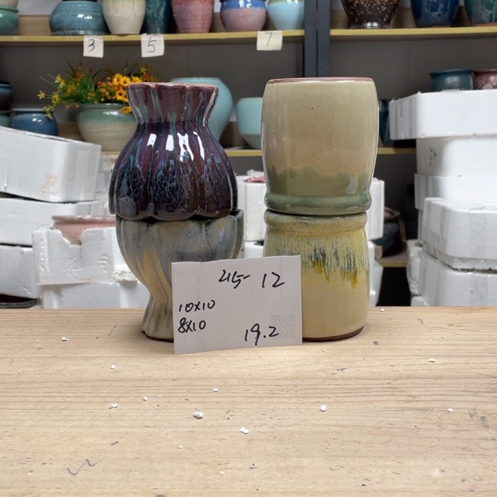 紫砂花盆多肉花盆微瑕12