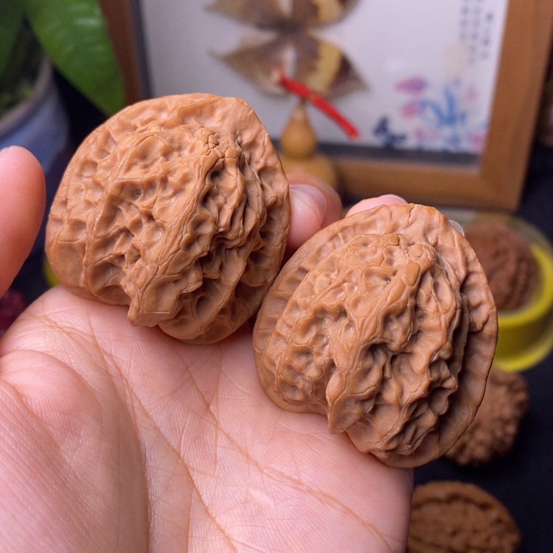 文玩核桃把件40佛肚