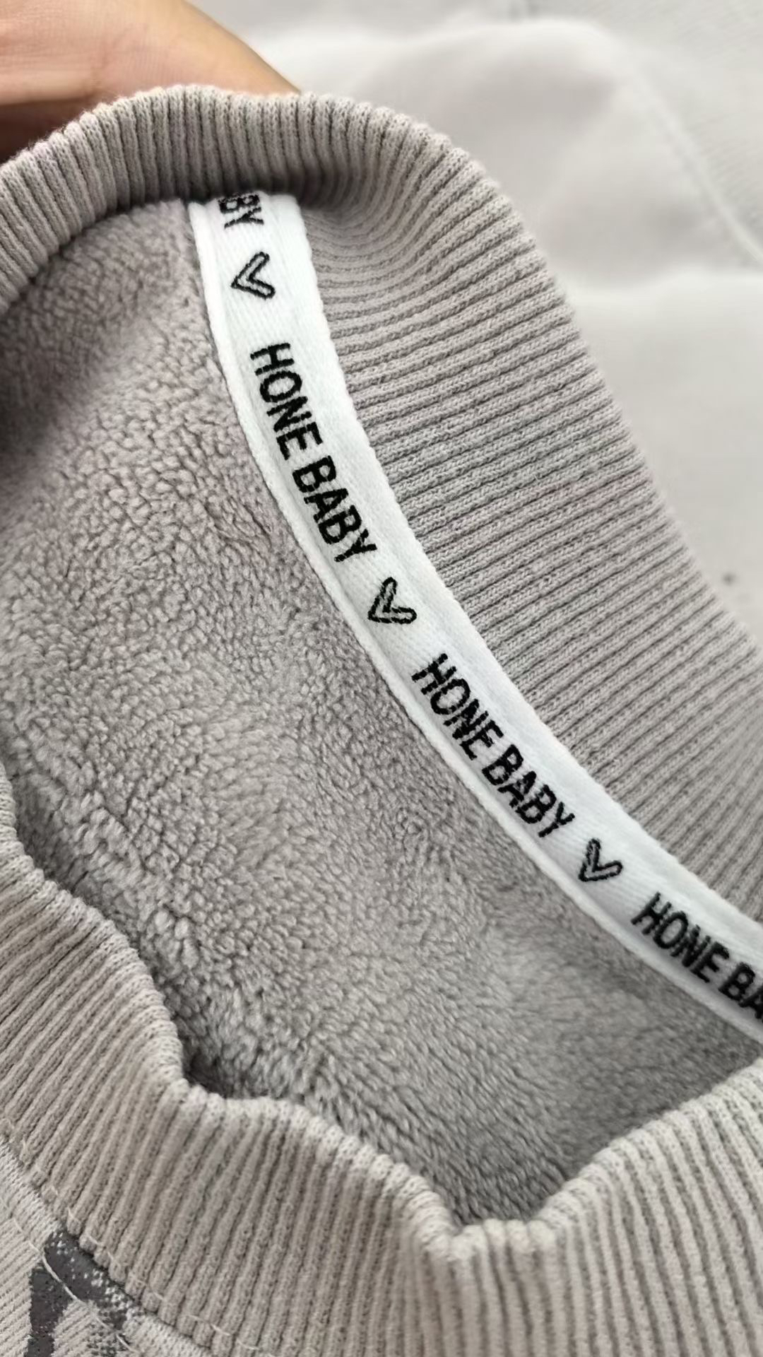 潮版男童加绒卫衣