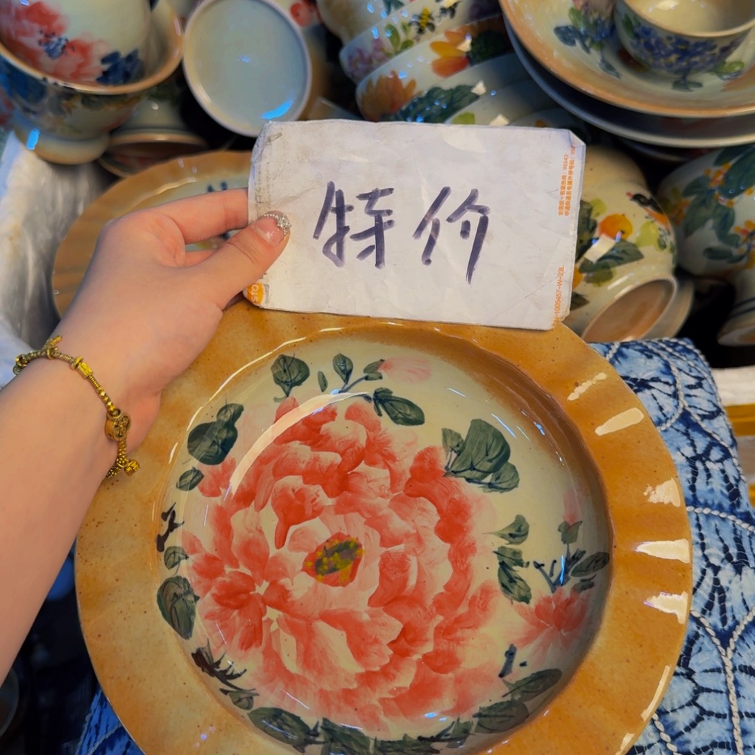 瓷片景德镇陶瓷手工手绘