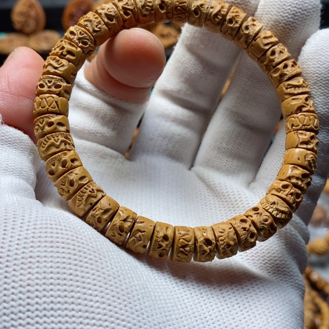 桃核核壁骷髅单圈尺寸9/5