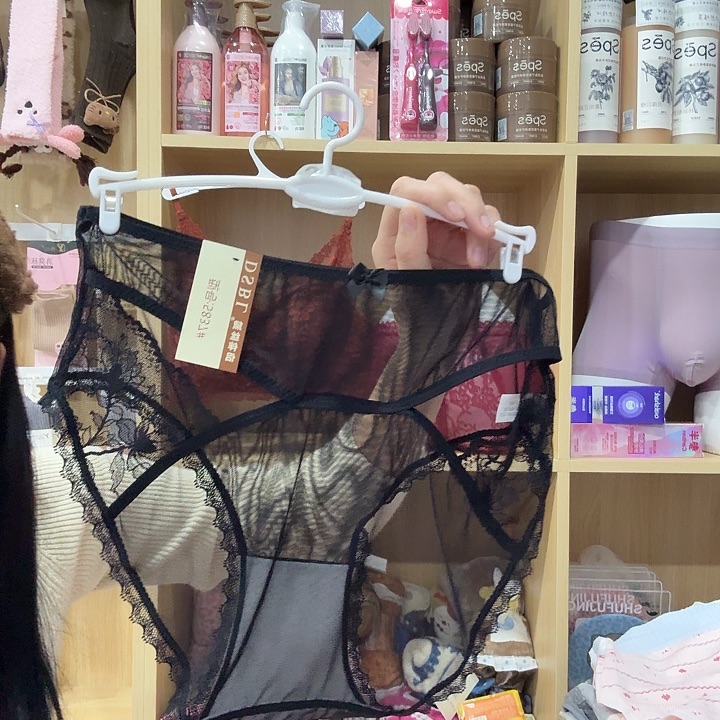 三醋酯纤维补单一条蕾丝内裤