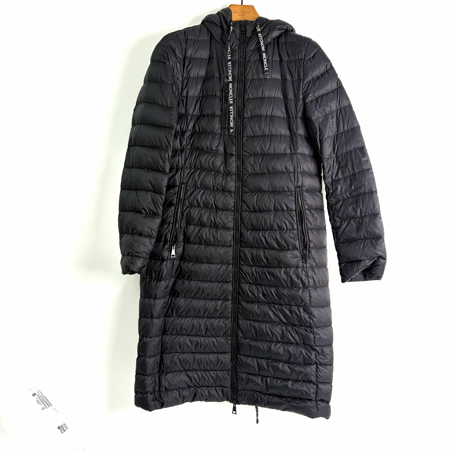 99新 MONCLER 2码 MONCLER盟可睐 中长款羽绒服 99新 bz0758