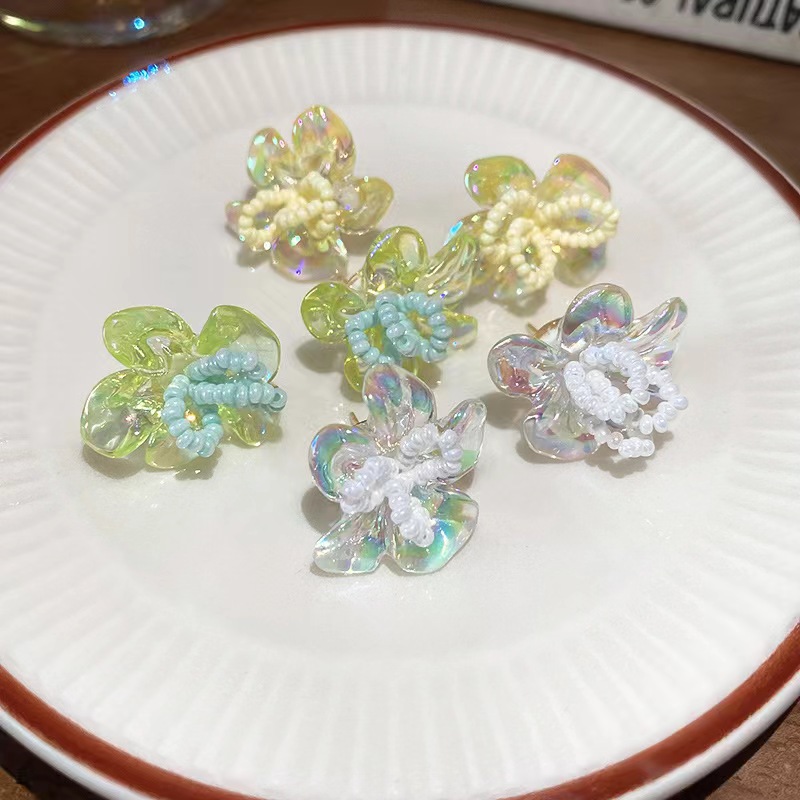 铜合金仿珍珠耳饰 【厂家直销】62号耳钉耳饰百搭耳环网红小众精