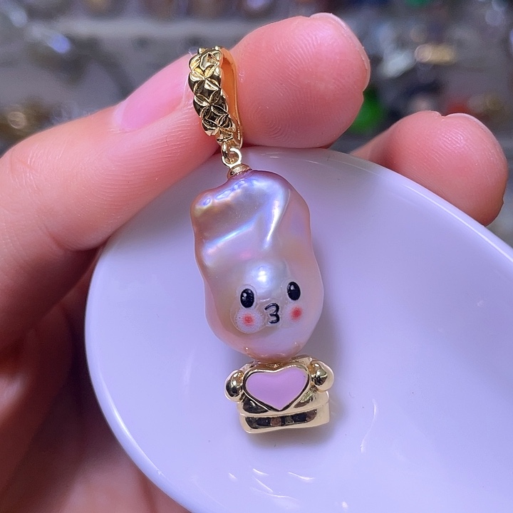 淡水珍珠合金颈饰28