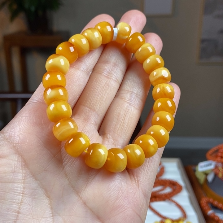 琥珀手链未镶嵌蜜蜡手串11