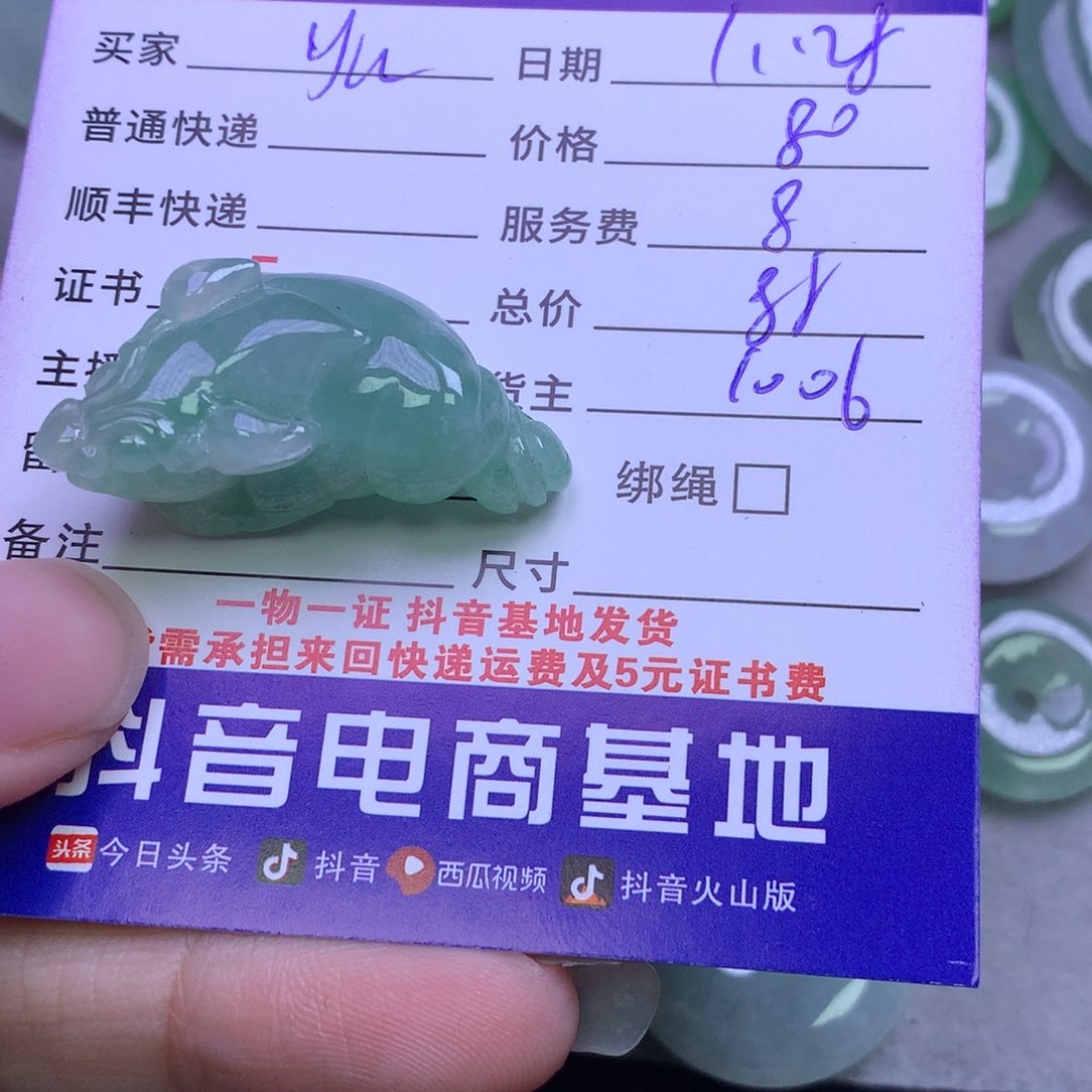 颈饰未镶嵌翡翠y**u