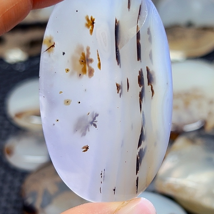 未镶嵌玛瑙/玉髓珠宝半成品