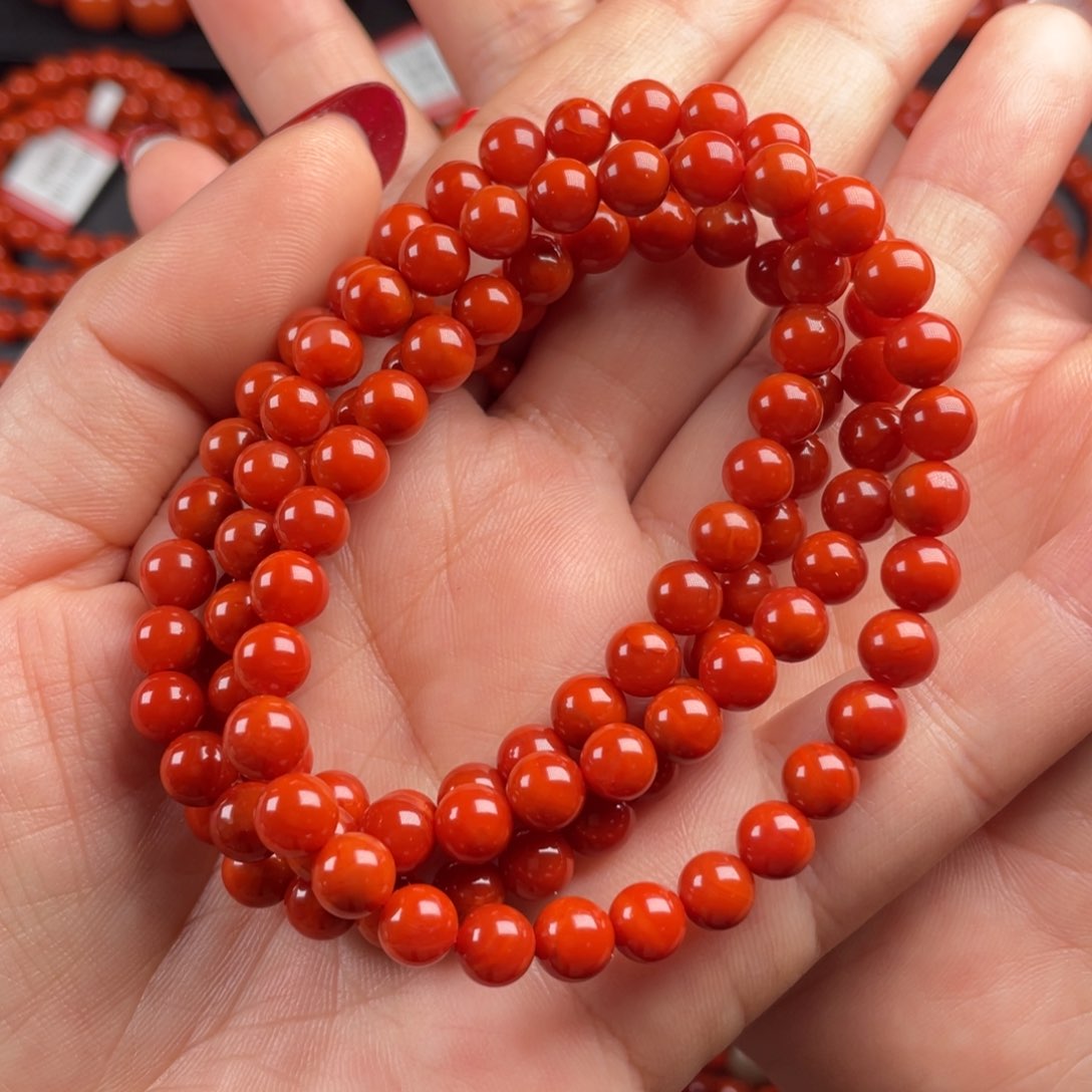 南红玛瑙手链未镶嵌妞6