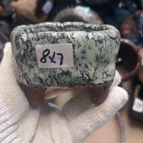 红陶粗陶花盆手工
