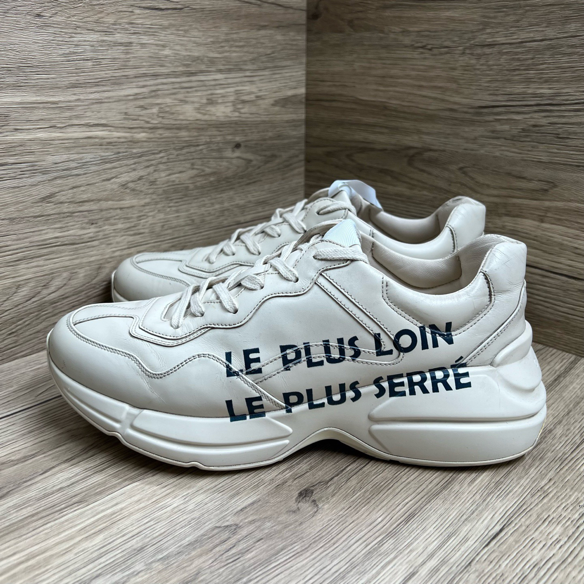 90新 GUCCI/古驰 Rhyton 船锚老爹鞋 42码