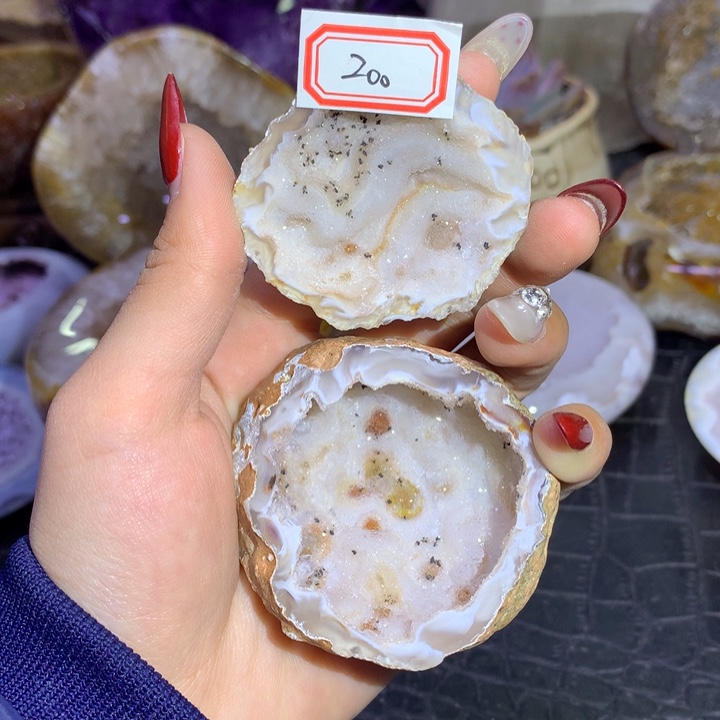 水晶福利蚕丝盆未镶嵌