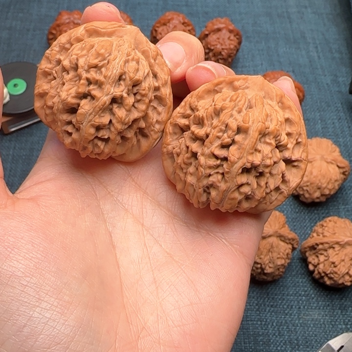 文玩核桃把件画*汉高楼43