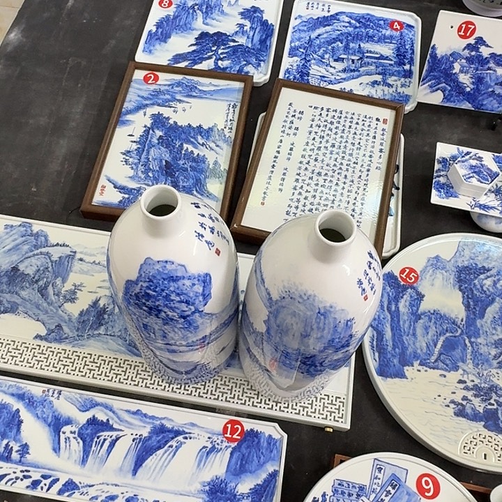 瓷片景德镇瓷器手工手绘