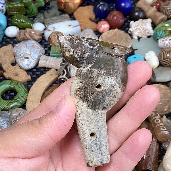 和田玉未镶嵌颈饰123