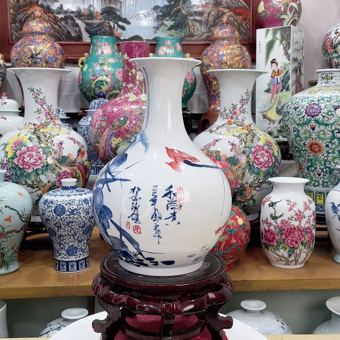 五***尊摆件陶景德镇的陶瓷