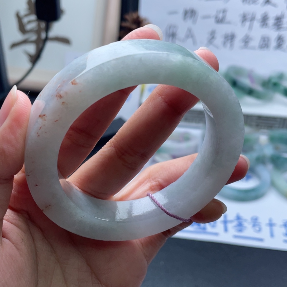 定制翡翠未镶嵌正圈手镯