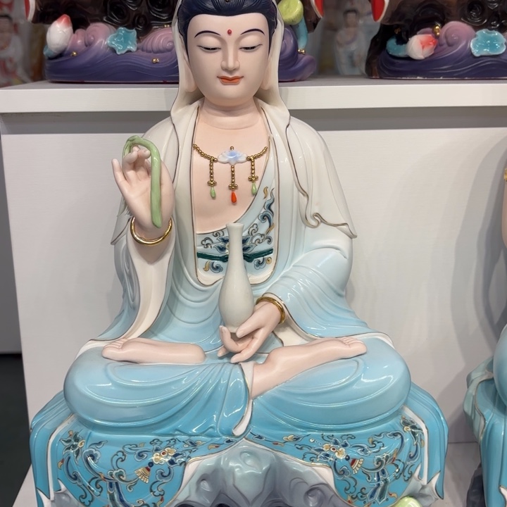 摆件瓷摆件观音菩萨