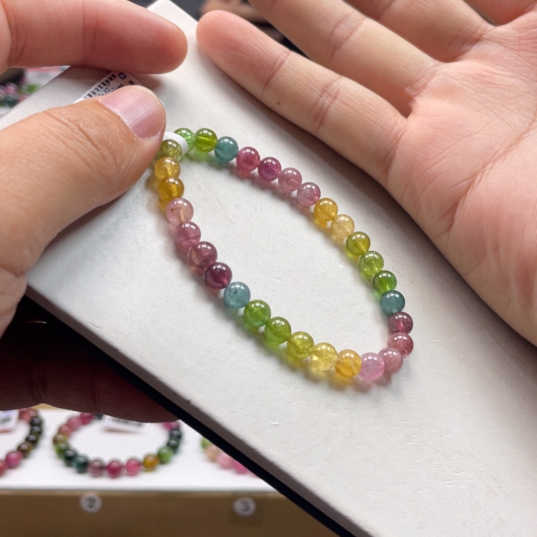 碧玺手串未镶嵌6mmmmmmmmmm