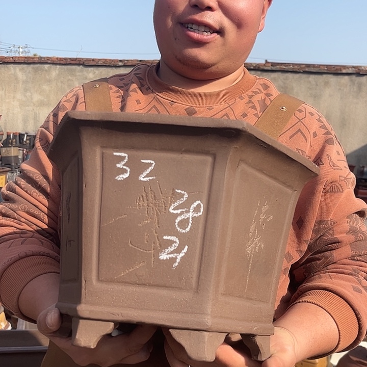 紫砂紫砂花盆盆栽