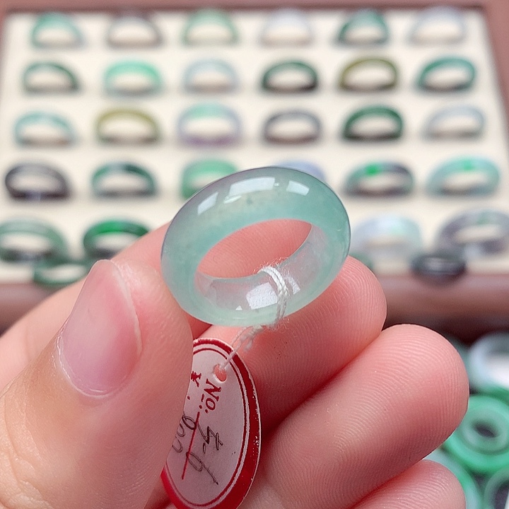 翡翠戒指未镶嵌5-6号