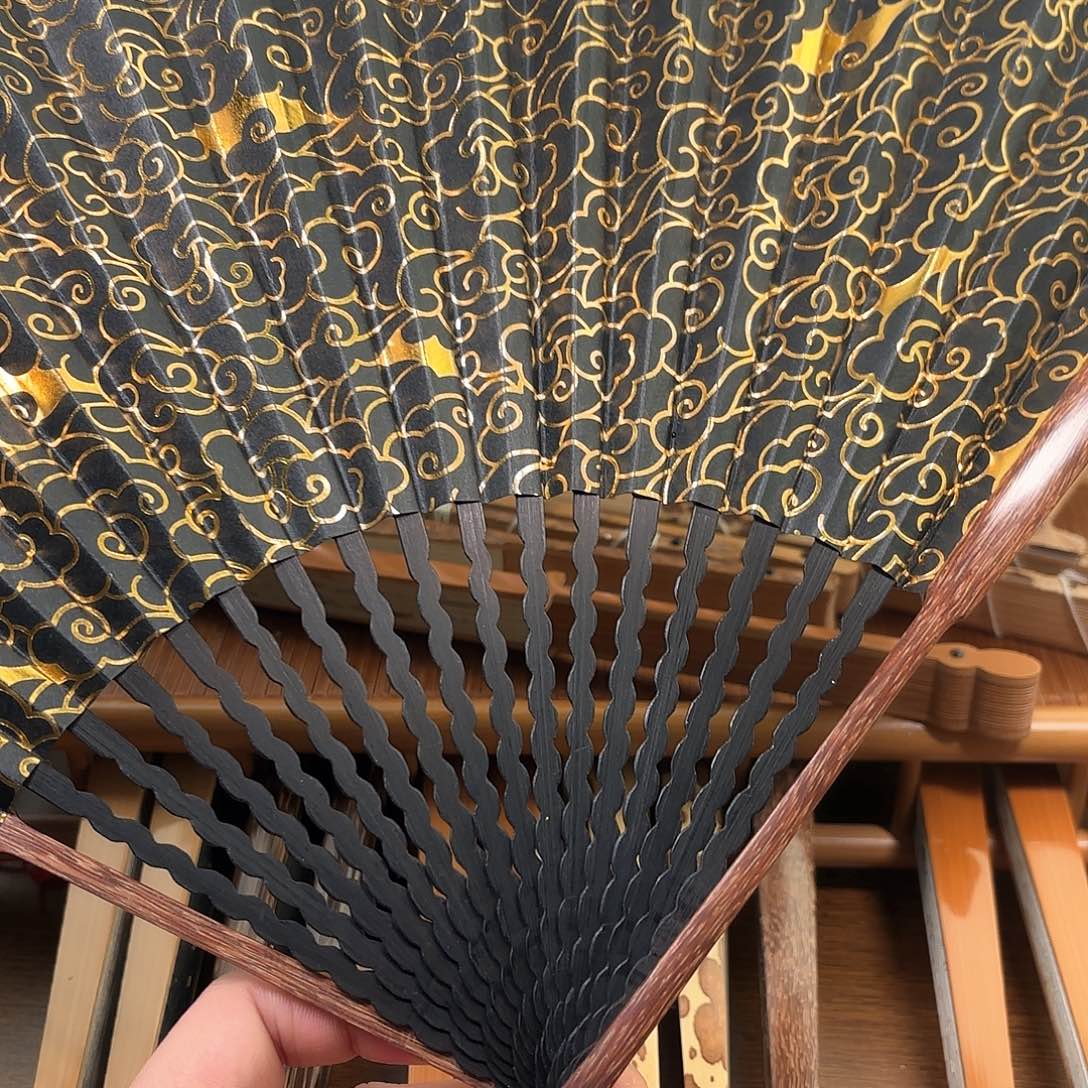 扇子芝麻粽龙鳞祥云金
