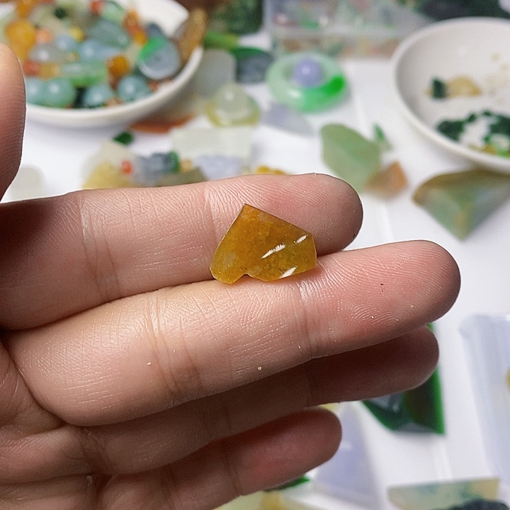 翡翠散珠天然翡翠A货