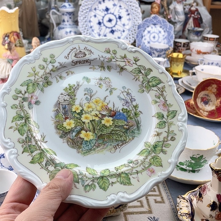 中古欧瓷瓷器小房子