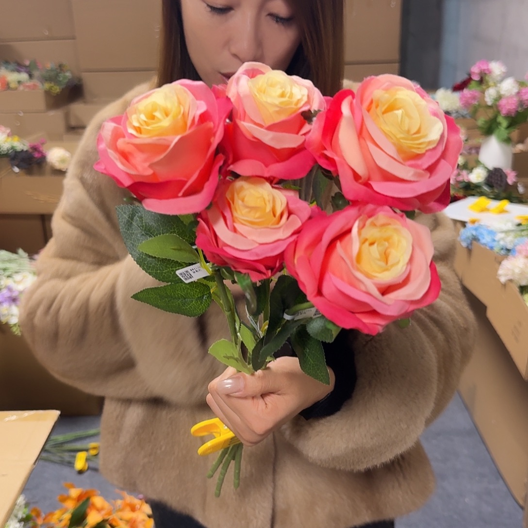 113号「闪购」仿真花，公主请下单