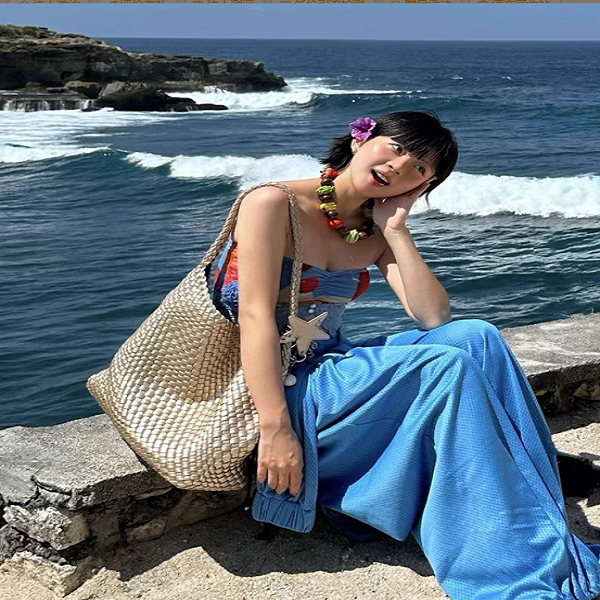 枪枪同款手工编织包 单肩斜挎包